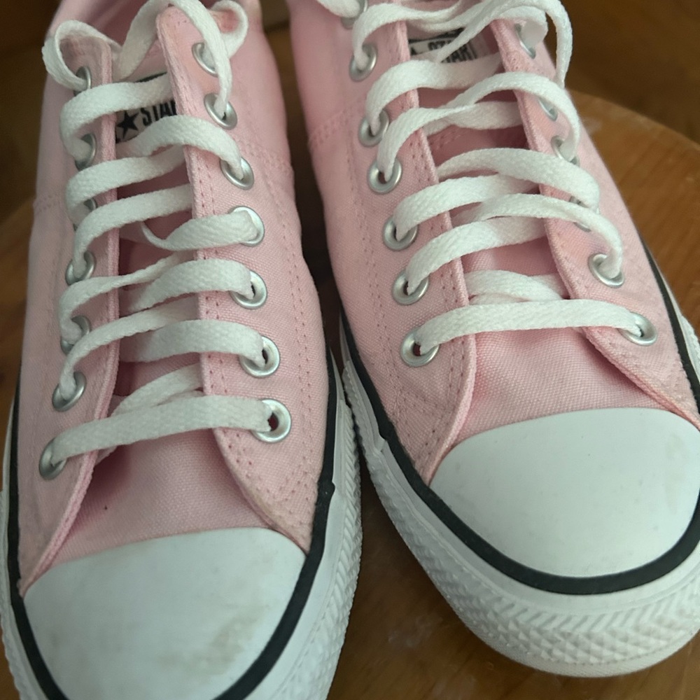 Converse Light Pink Canvas Sneakers